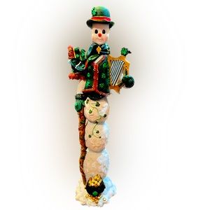 Lenox 2000 Shamrock Pencil Snowman